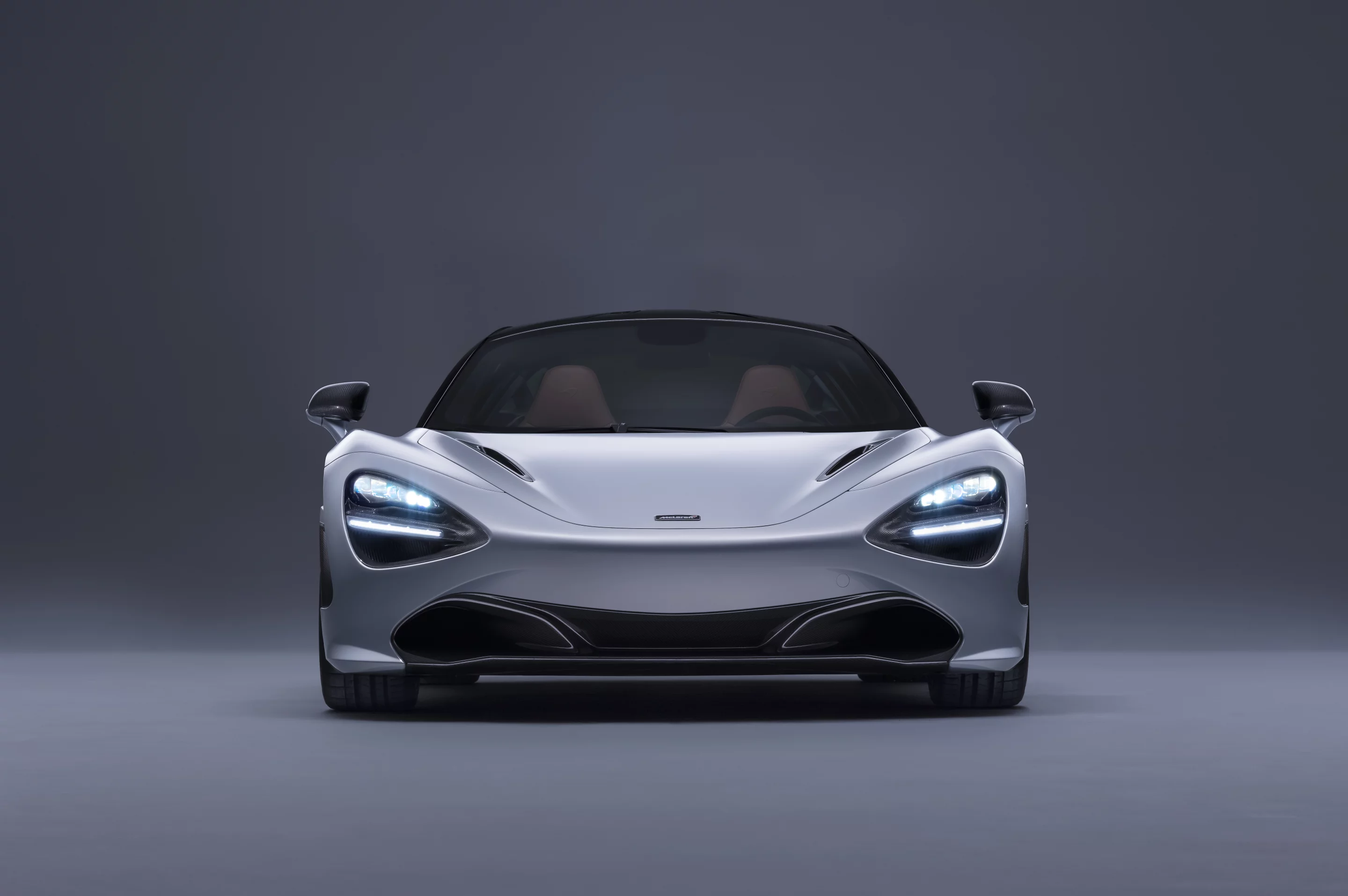 The headlamps on the 720S are surrounded by air intakes
