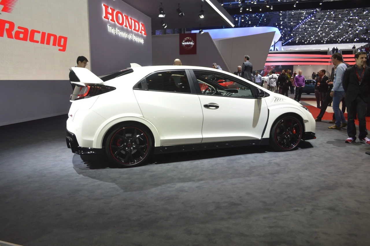The Type-R on the floor at the Geneva Motor Show
