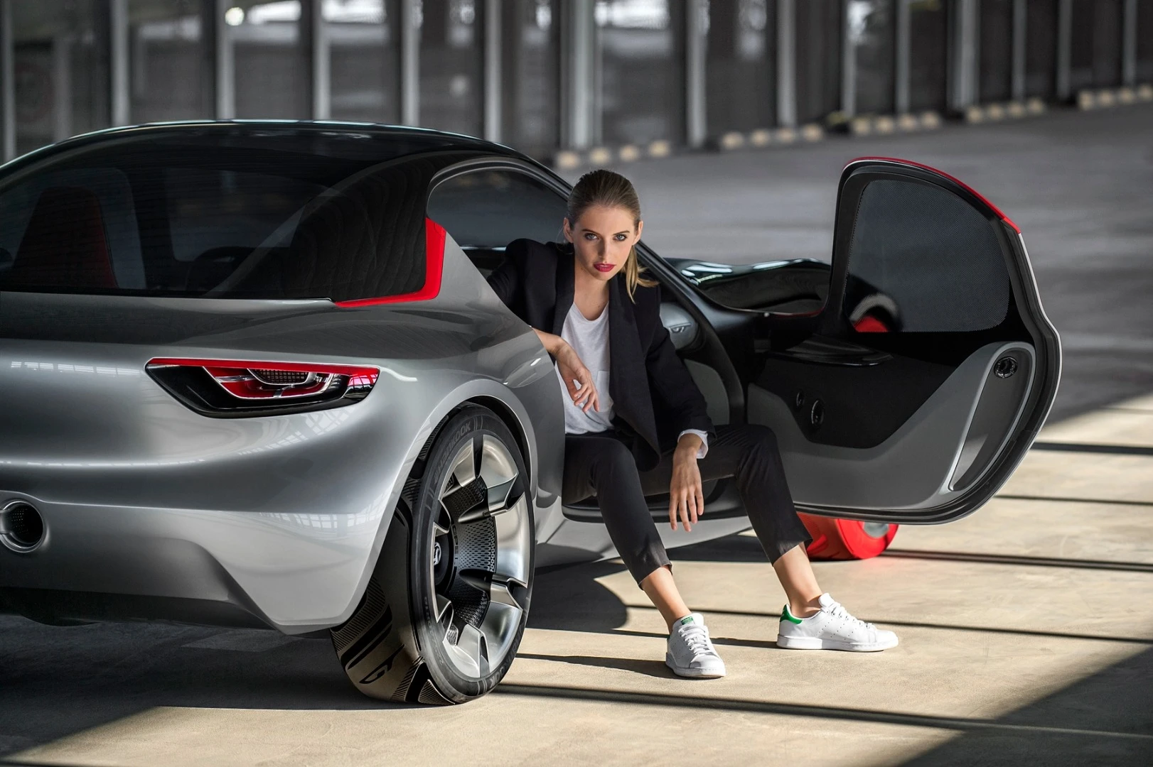 The GT Concept has large doors