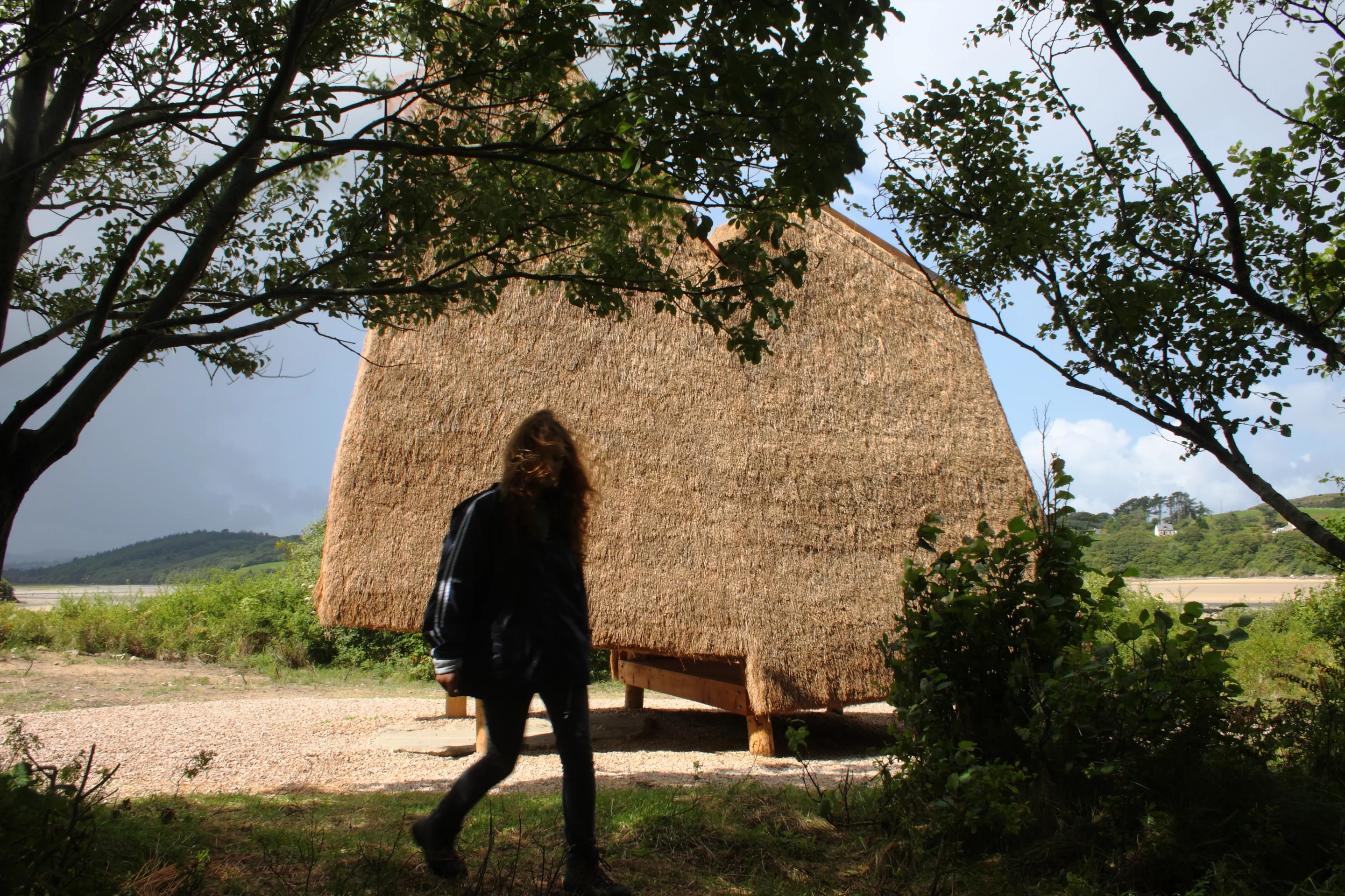 The structure was built on-site by architect Thomas O’Brien and artist Emily Mannion (Photo: Emily Mannion/Thomas O’Brien)