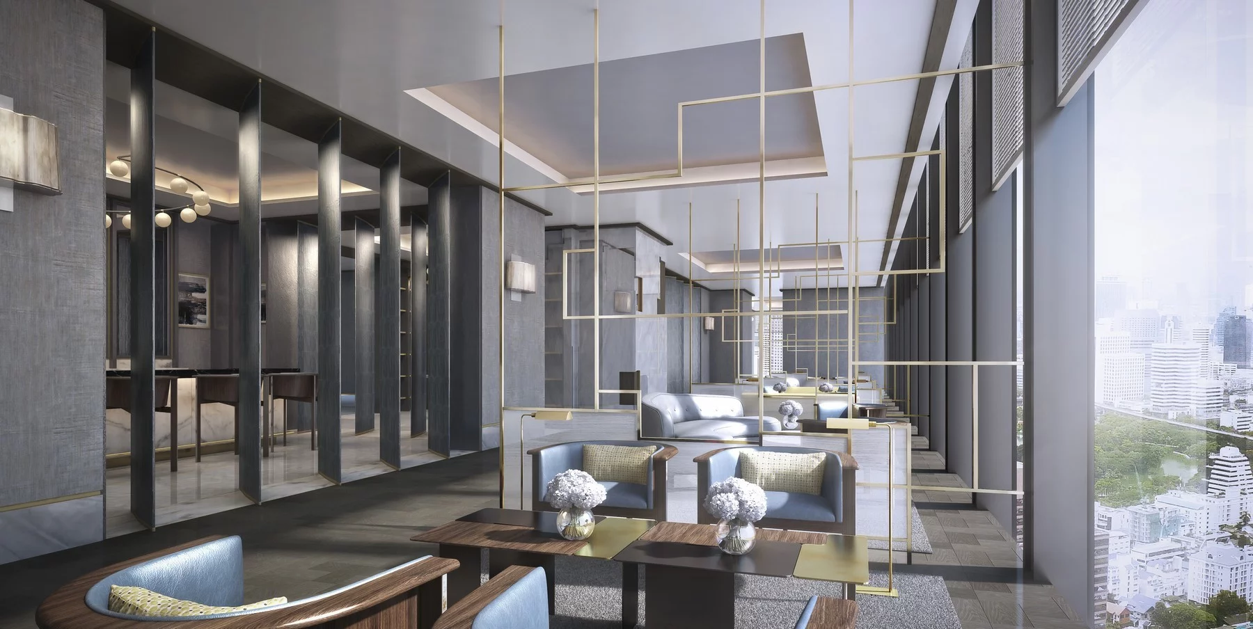 The MahaNakhon's Ritz-Carlton Residences will have lounges for residents