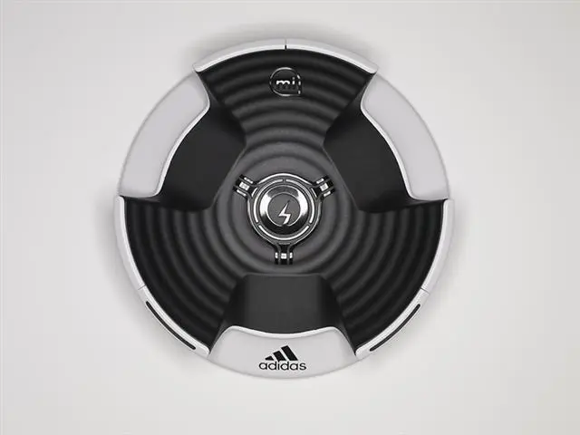 The Smart Ball is compatible with Bluetooth LE-capable iOS devices and comes with a charging base and wall plug