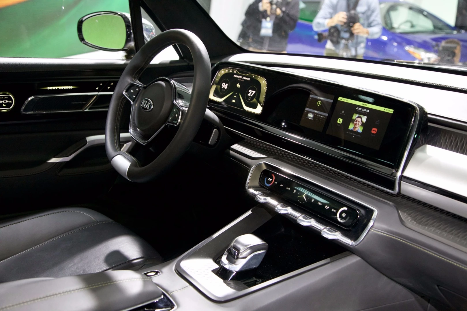The interior of Kia's Telluride is all about making the driver feel stress-free and revitalised