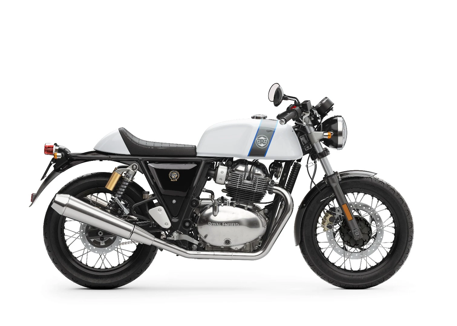 The subtle styling differences include a small oil cooler on the front
