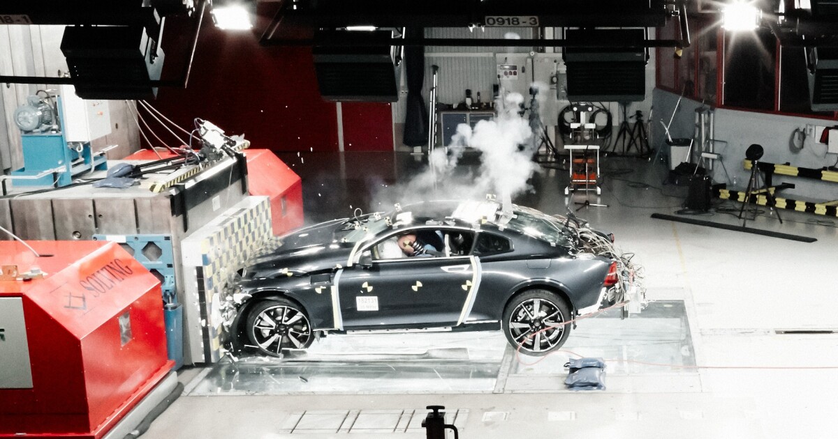 Polestar Crumples Its Carbon Fiber Car Body In First Ever Crash Tests