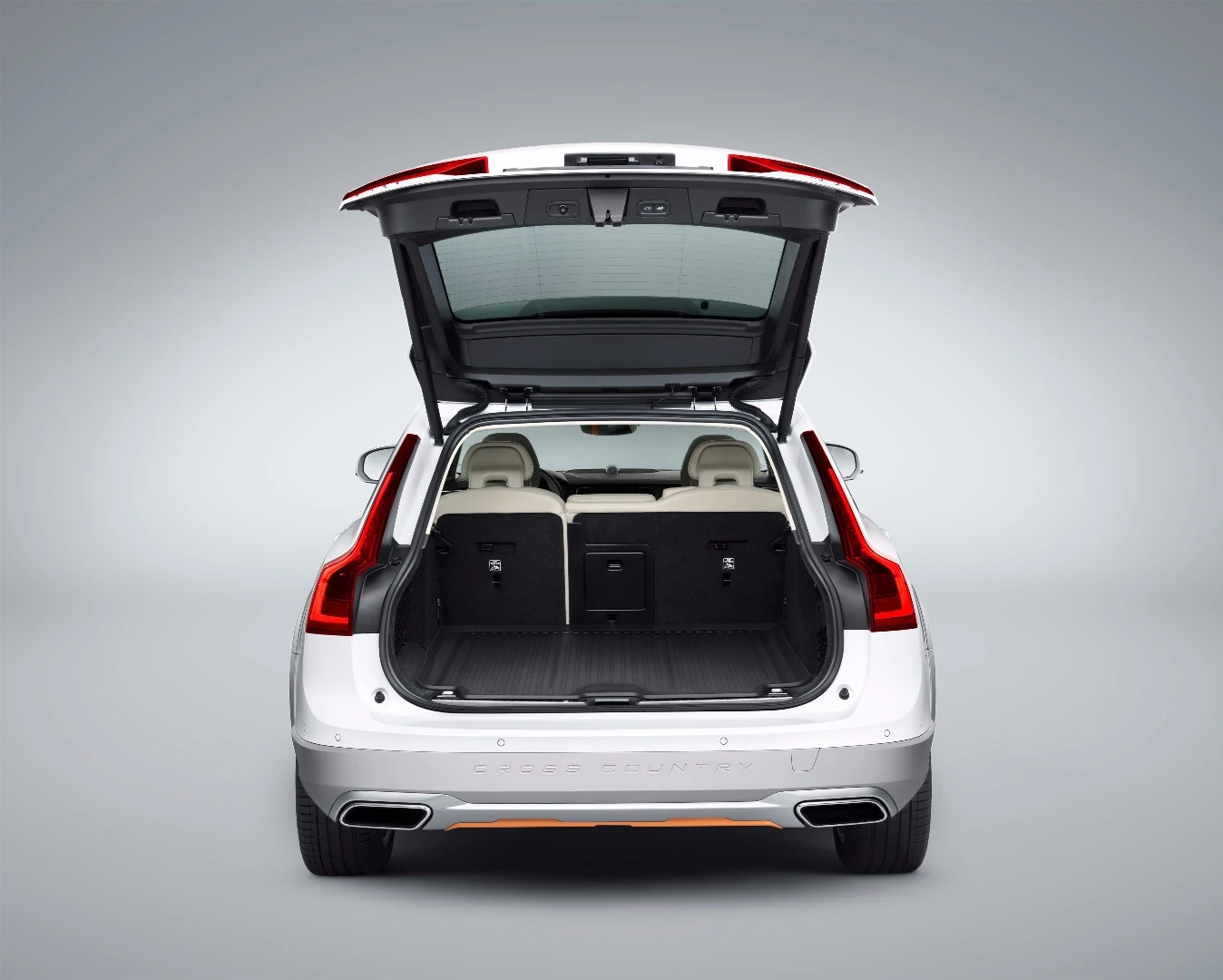 Trunk space of the V90 Cross Country Volvo Ocean Race