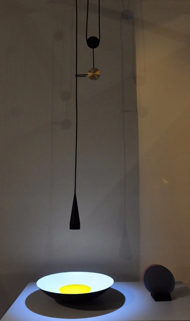 Gorgeous hanging light feature from Halle, Berlin