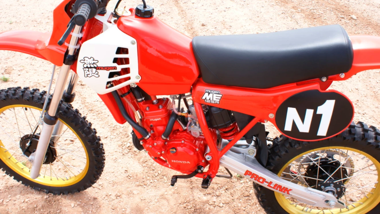This 1981 Mugen Me125 sold for $18,700 as Lot T339 at Mecum Auctions' Las Vegas sale on Thursday, 27 January 2022