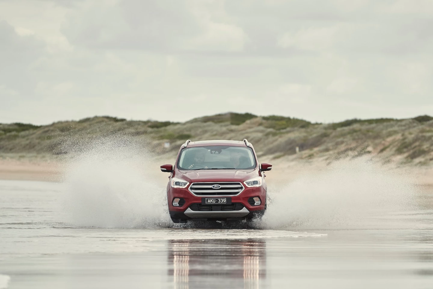 2017 Ford Escape: gratuitous surf driving shot