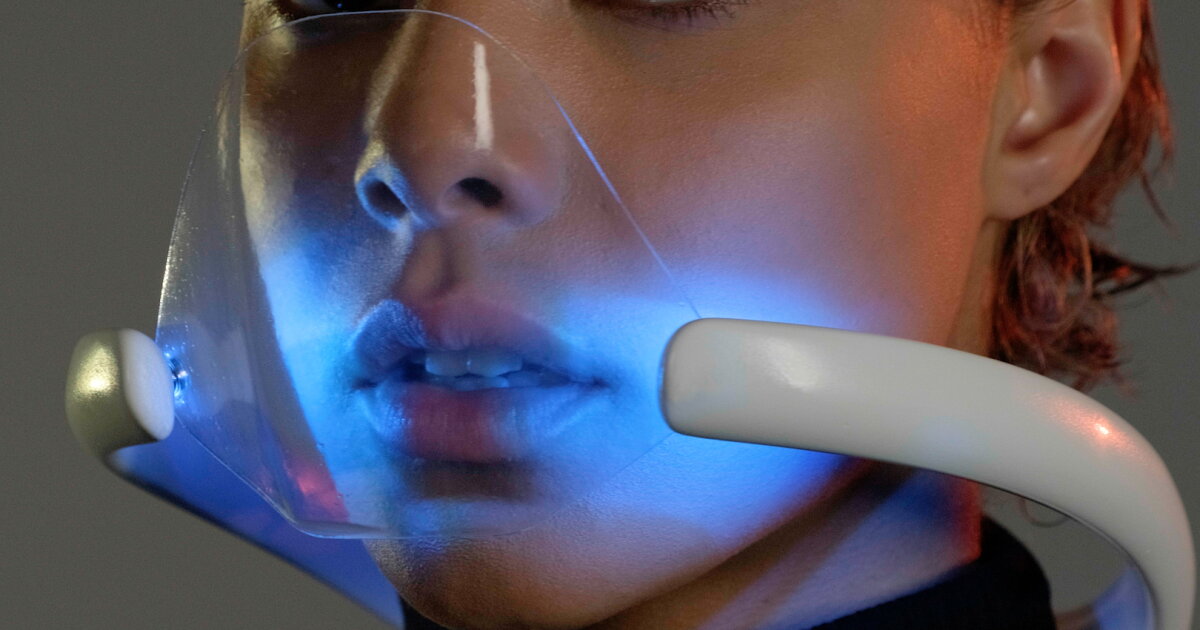 Bizarre sci-fi mask blasts purified air into your face all day