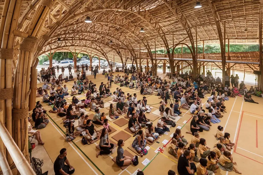 The Bamboo Sports Hall at Panyaden International School entered use this year