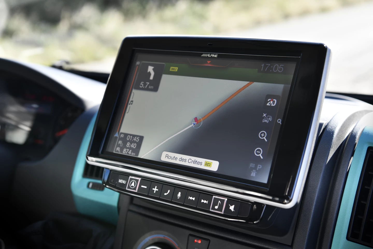A more motorhome-friendly navigation system