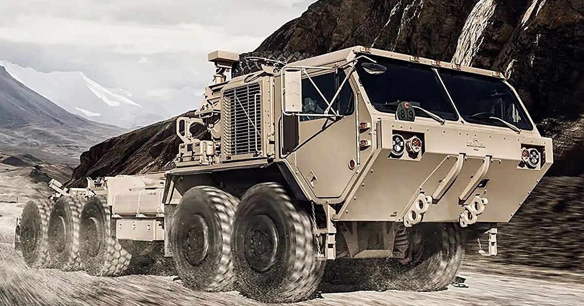 Oshkosh Defense unveils self-driving military trucks Oshkosh Defense unveils self-driving military trucks