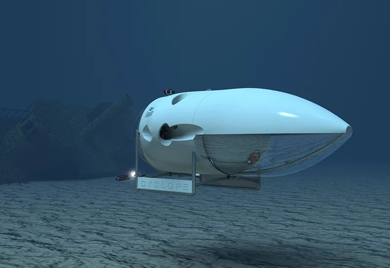The Cyclops will carry five crew members