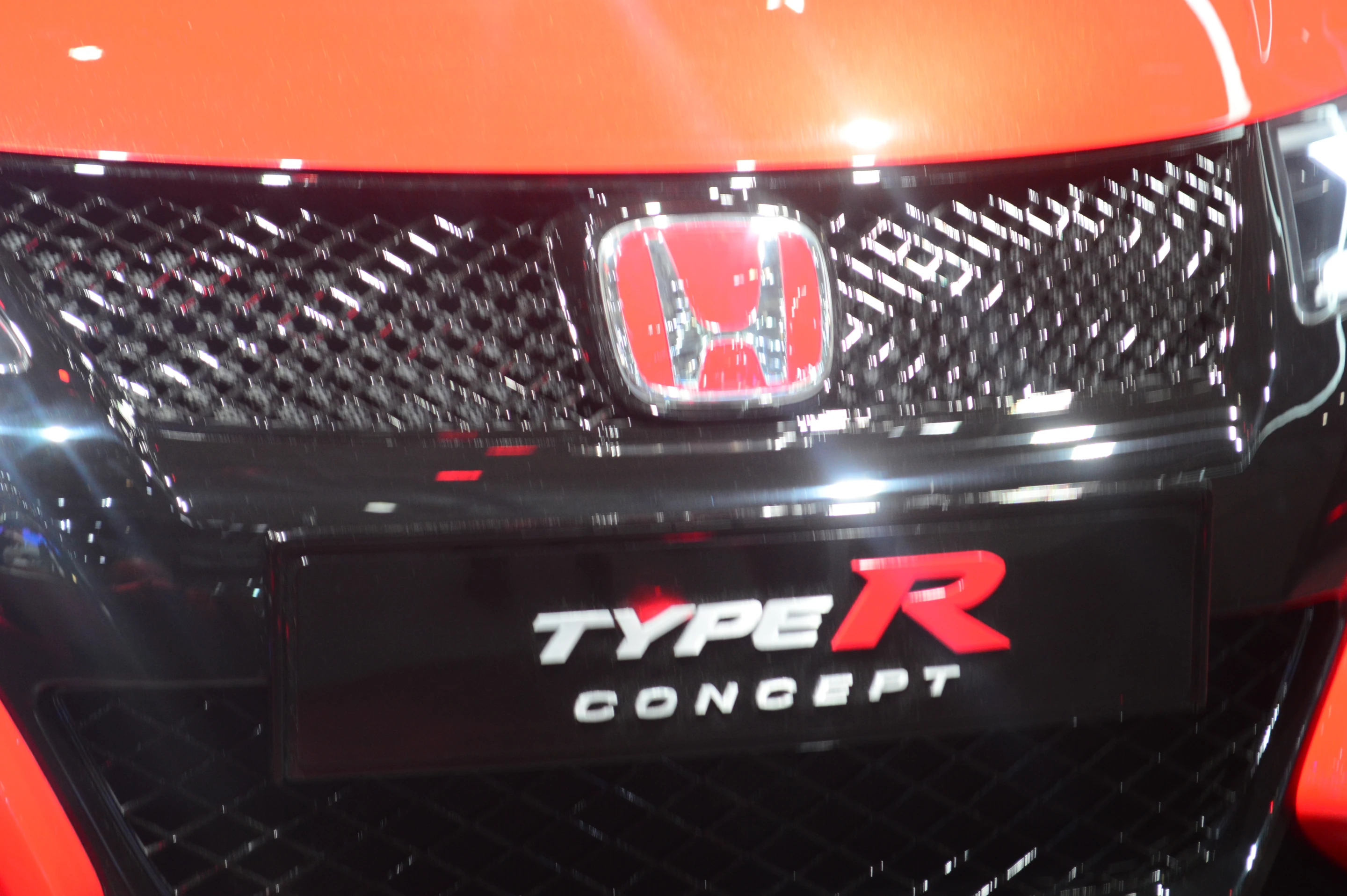 The Honda Civic Type R Concept at the Geneva Motor Show
