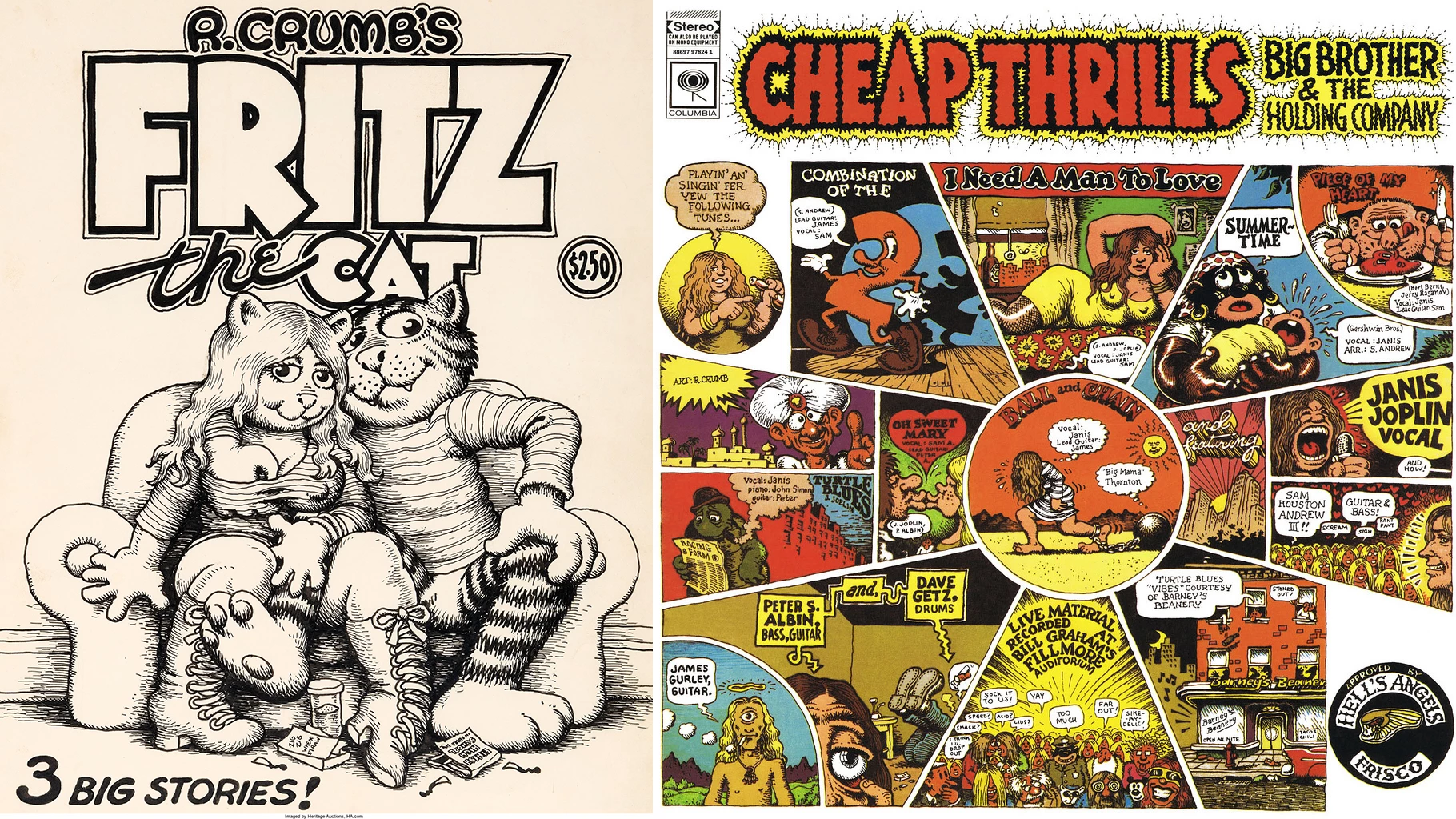 Robert Crumb, the underground comic artist who shunned commercial art, is fast becoming recognized in the fine art world. His best known works are now recognized globally.