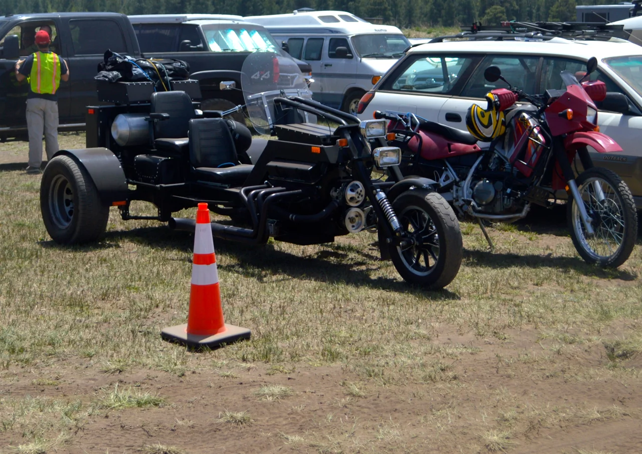 Trike spotted in the parking lot
