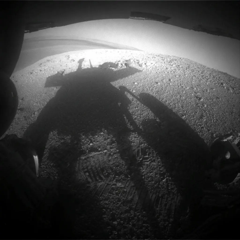 Opportunity's shadow