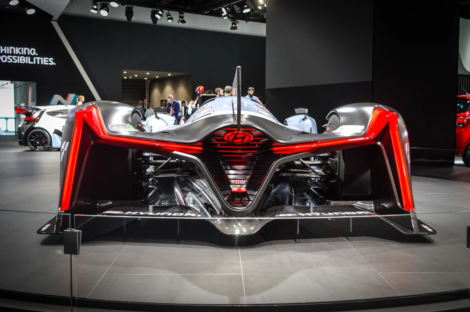 Hyundai lists the N 2025 Vision GT's weight at 972 kg (2,143 lb)