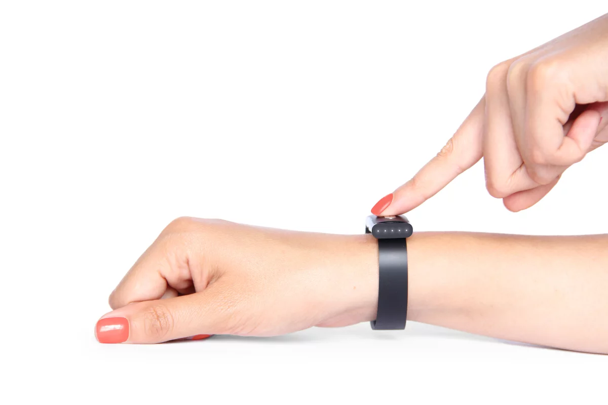 The Nymi bracelet uses the wearers EKG for identification