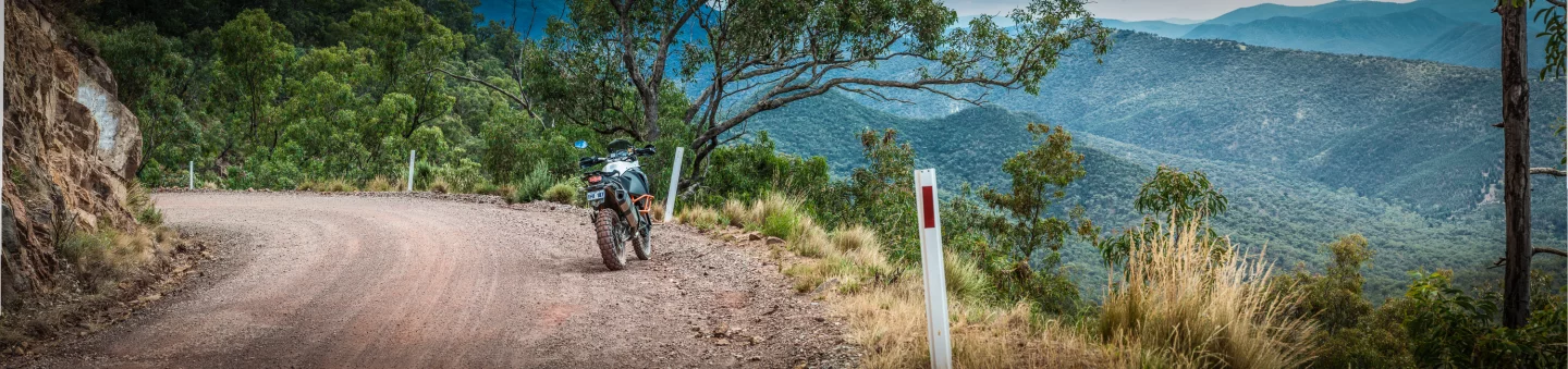 KTM Adventure 1190 R stopped on a particularly scenic part of the Barry Way, VIC (Photo: Gizmag/Loz Blain)