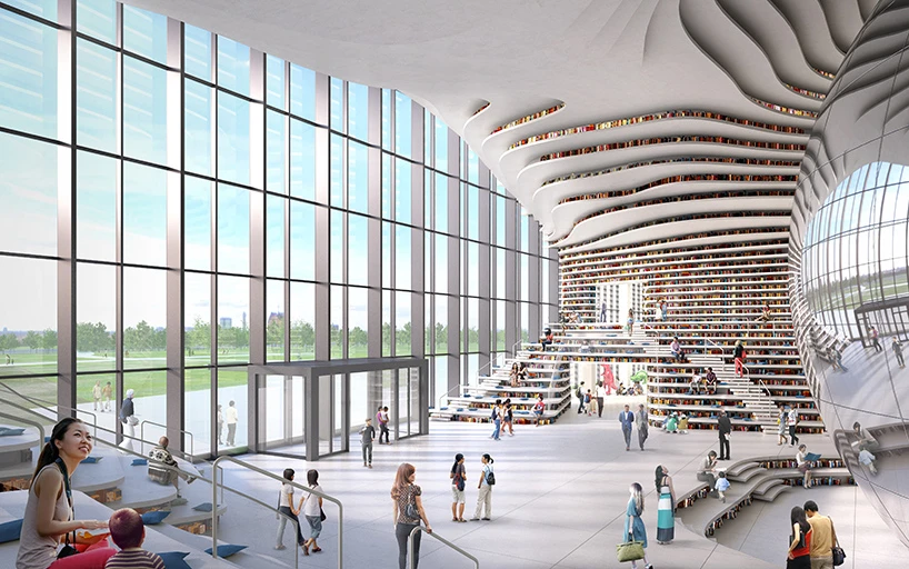Original renders of the design before construction