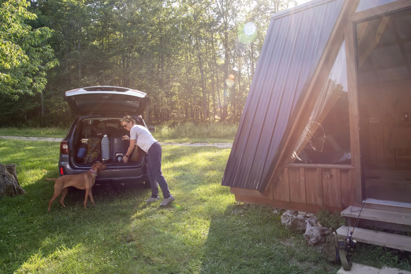 The Escape doesn't pack as neatly as a same-size jerry can, but it is designed to carry easily and set down stably