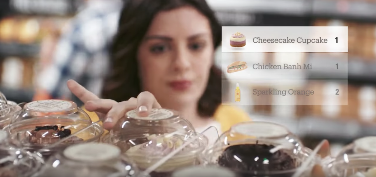 The system tracks what you take off the shelf and adds it to your online bill