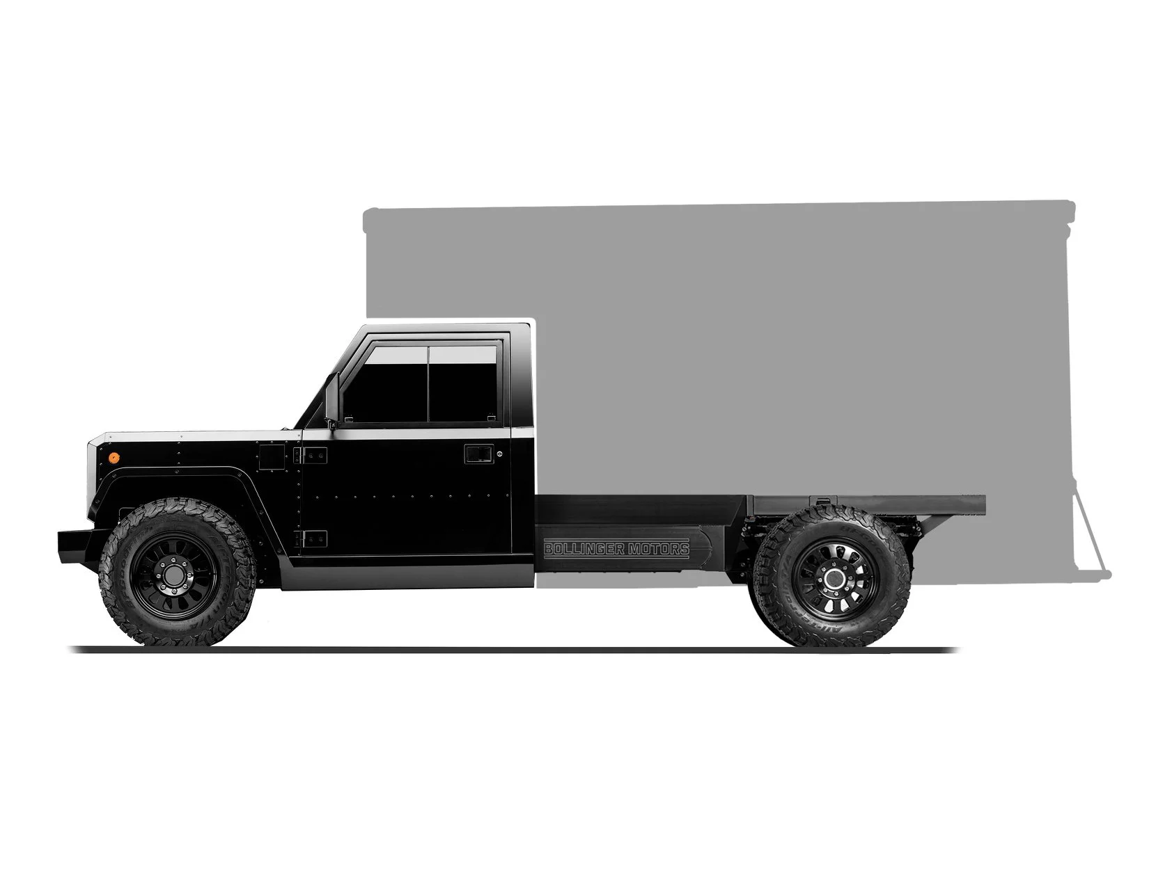 Bollinger-based delivery truck