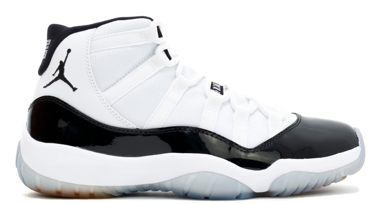 The 2018 Air Jordan XI Concord shoe