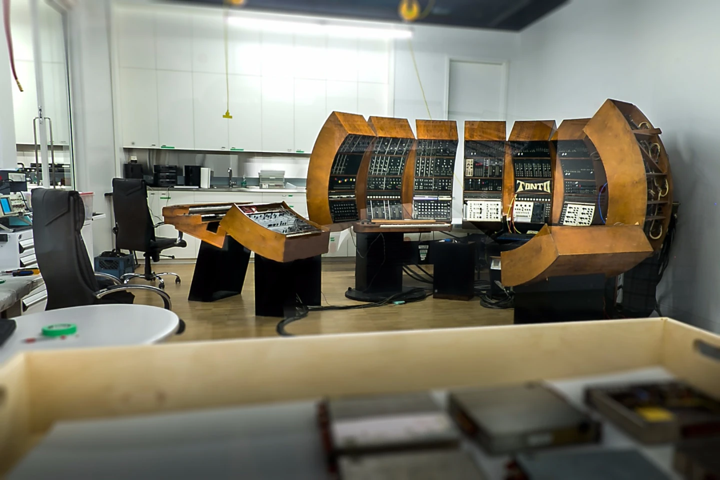 Designed by Malcolm Cecil, TONTO (The Original New Timbral Orchestra) is the world’s first and largest, multi-timbral polyphonic analog synthesizer