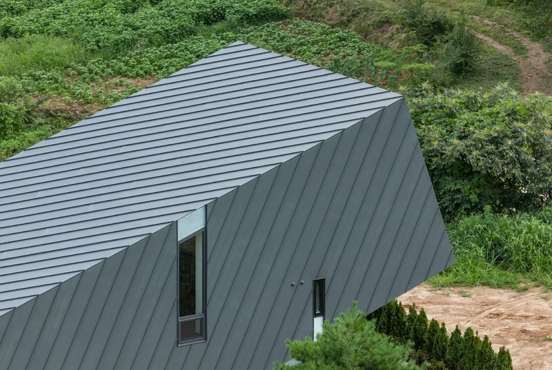 The Leaning House, by South Korean architecture firm Praud (Photo: Kyungsub Shin)