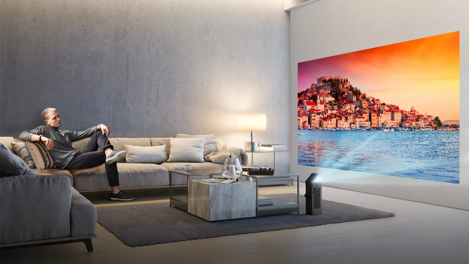 LG says its HU80KA is portable and about half the size of its competitors