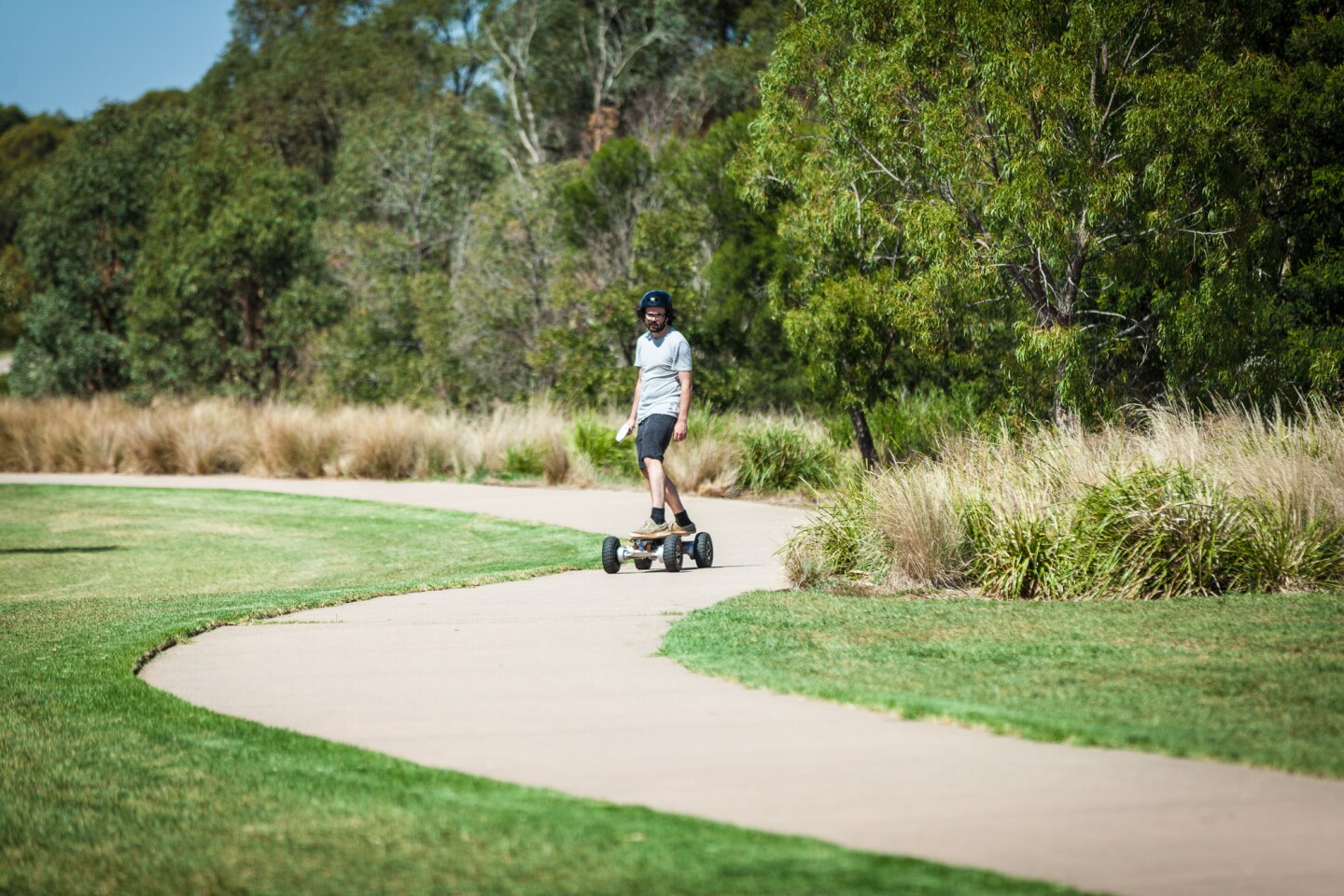 The Dominator 3200 Pro has an 800-W brushed motor attached to each wheel (Photo: Loz Blain/Gizmag.com)