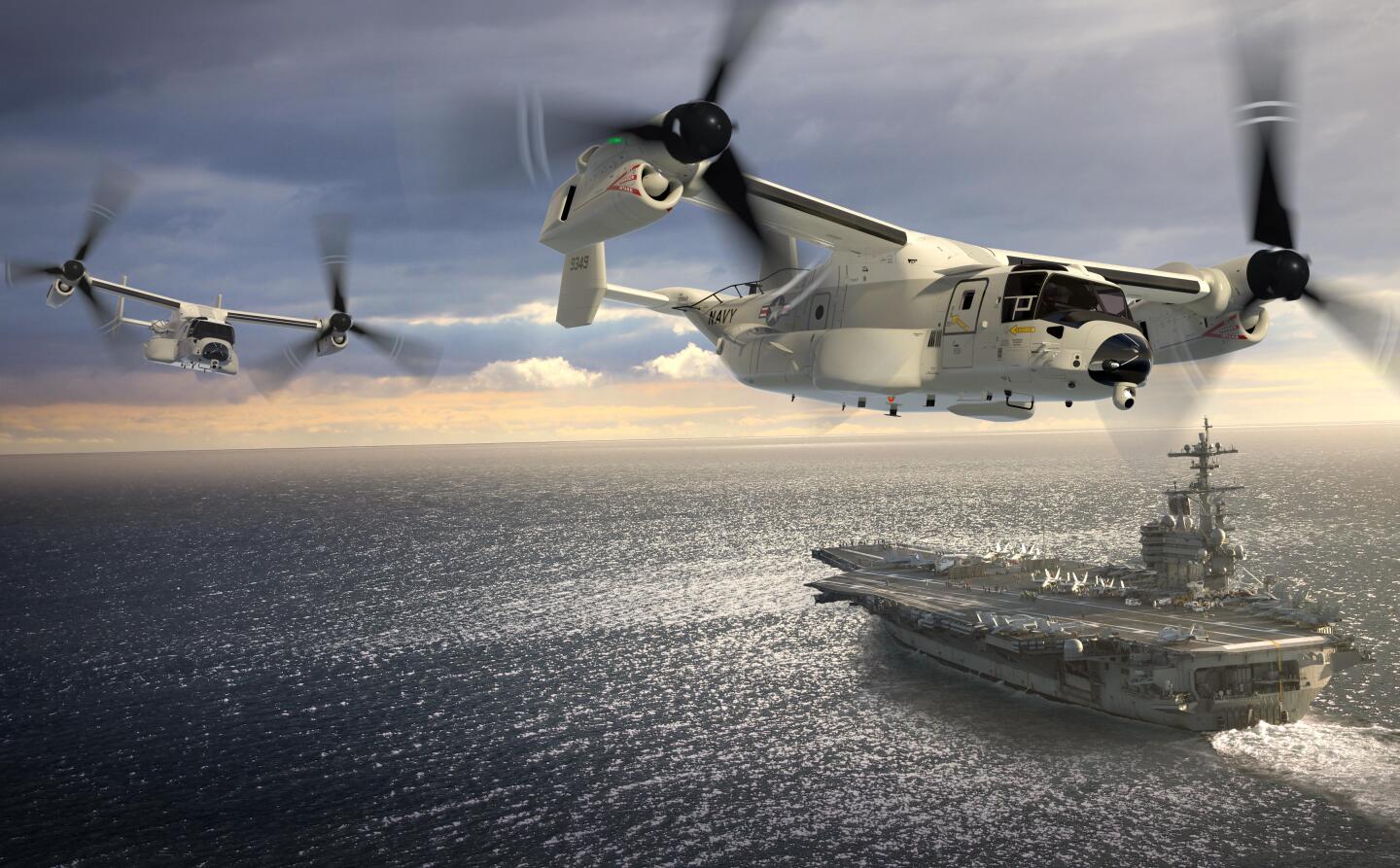 Artist's concept of the CMV-22B Opsrey