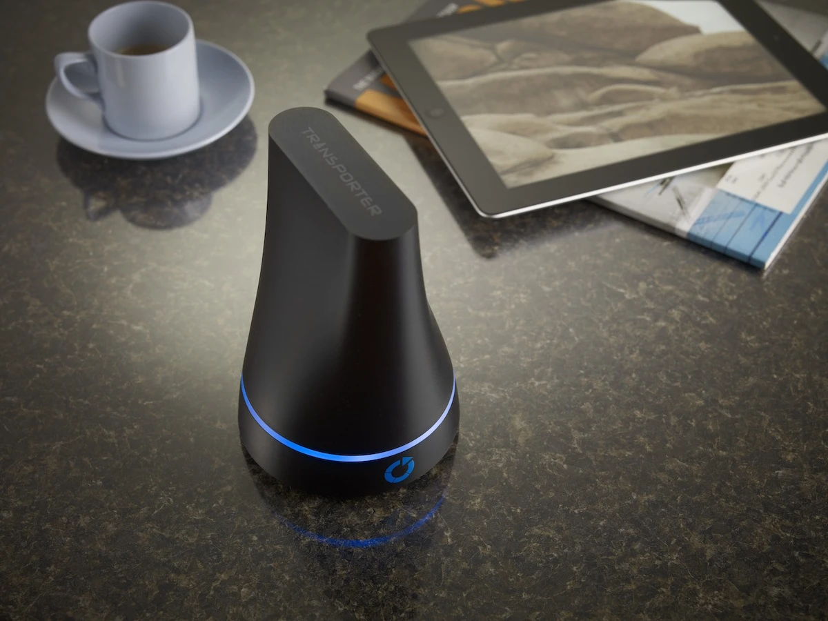 The Transporter device itself contains a standard hard drive – it’s available with either a 1TB or 2TB drive included, or without one if you have a drive of your own that you wish to use