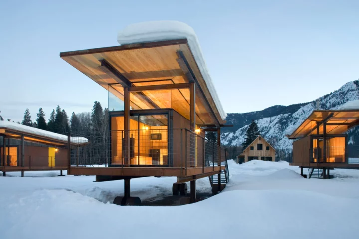 Nestled in Washington's Methow Valley, Rolling Huts offers guests accommodation in several unique eco-huts on wheels