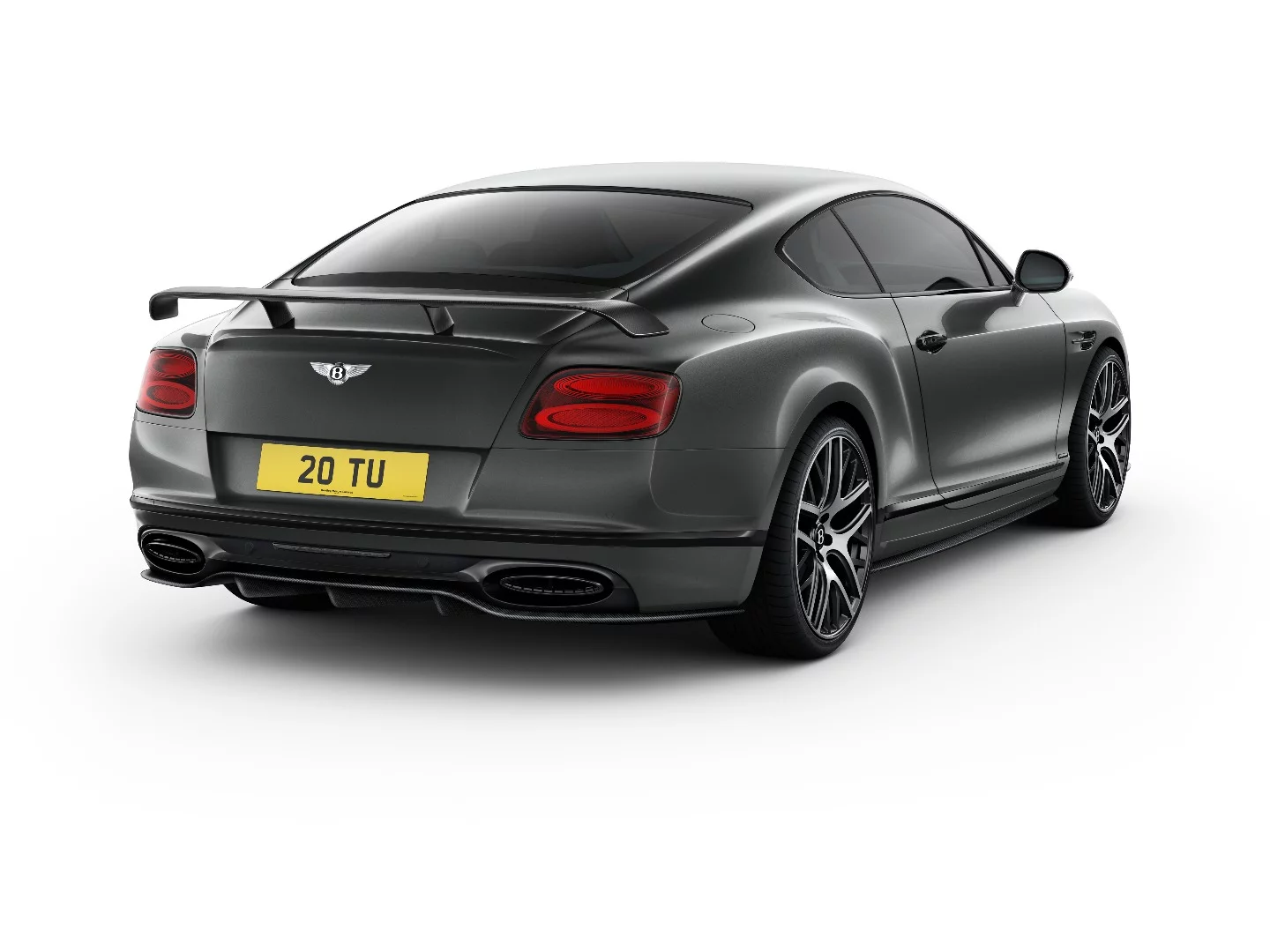 The new Bentley Continental Supersports rear angle view