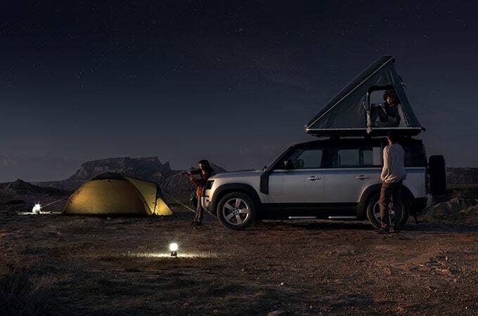 Land Rover will offer a roof-top tent and many other accessories for the new Defender