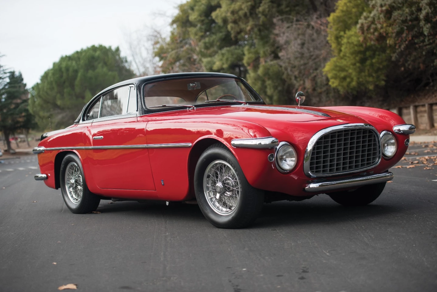 This 1953 Ferrari 212 Inter Coupe by Vignale has an estimated price of $1,800,000 to $2,200,000