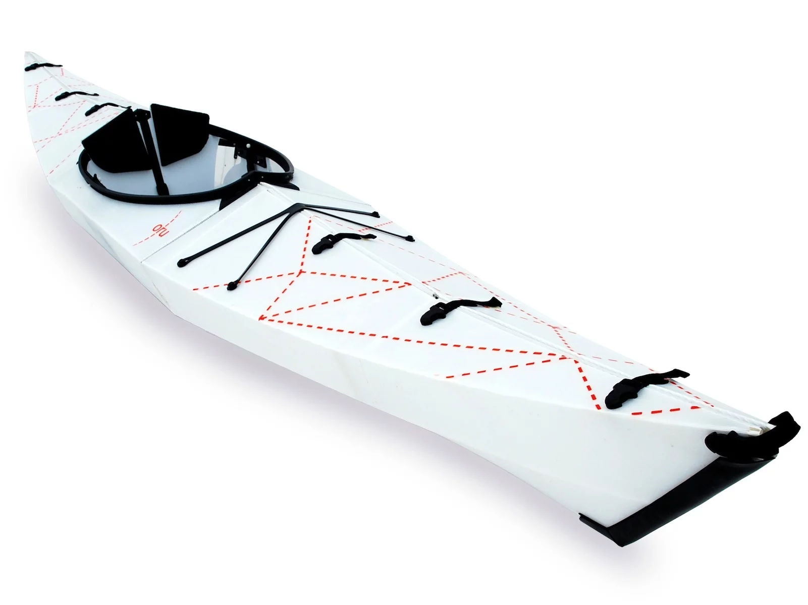 The Oru is a folding kayak, made almost entirely out of one piece of folded corrugated plastic