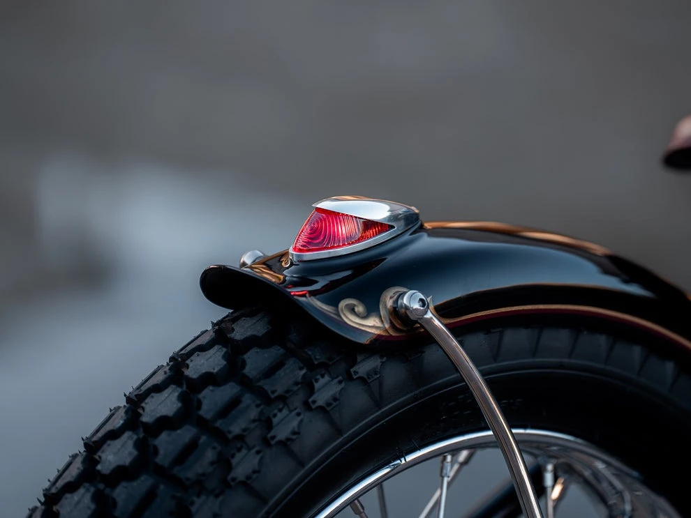 The bike's twin-shock tail end is changed to a mono-shock