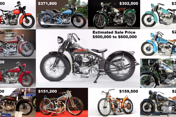 If it sells, this 1936 Crocker "hemi head" will become just the fourth motorcycle and the first Crocker to sell at auction for more than $500,000