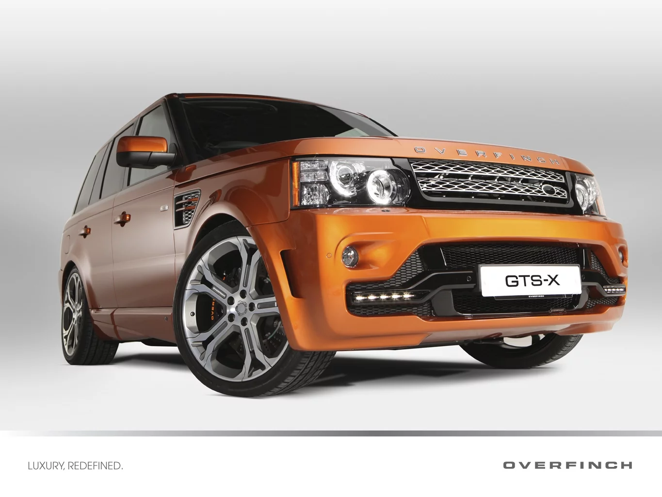 At 575-hp, the GTS-X is Overfinch's most powerful Range Rover Sport