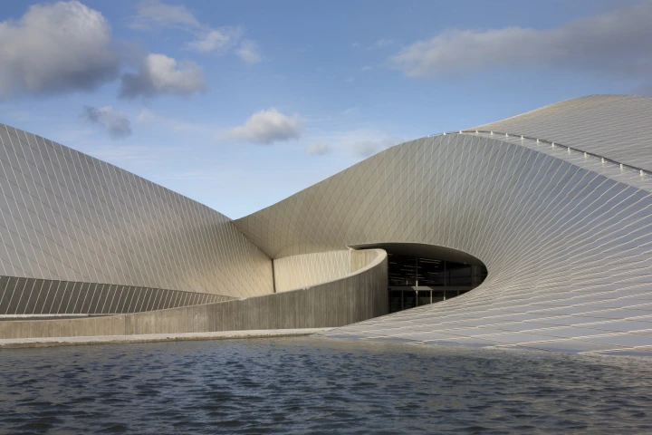 The Blue Planet aquarium designed by Danish architectural studio 3XN is now open for visitors