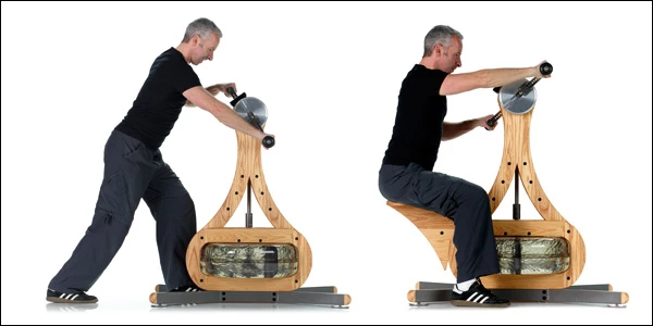 The WaterGrinder can be used standing or sitting