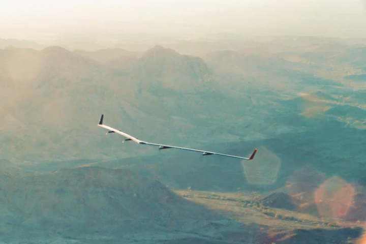 Aquila flew for a total of 96 minutes at low altitude controlled by its autopilot software