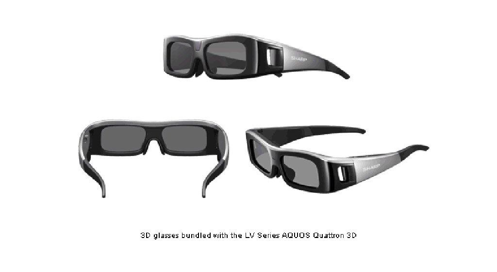 AN-3DG10 3D glasses bundled with the LV Series