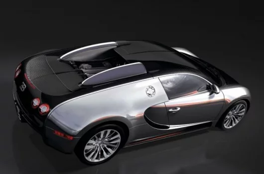 The paintless Bugatti Veyron Pur Sang