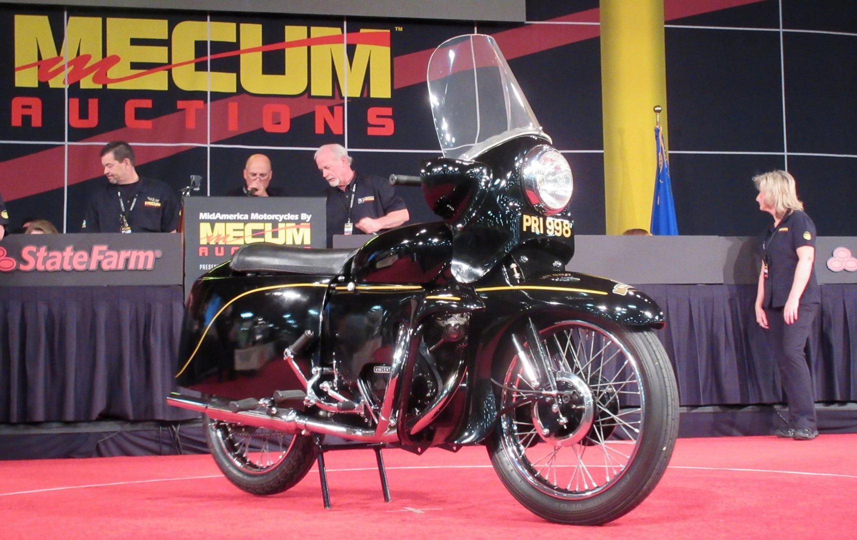 $132,000 – 1955 Vincent Series-D Black Prince - Mecum Lot S174 was the second Black Prince to sell in Vegas during the auctions, establishing the model in the $135,000 to $165,000 range.